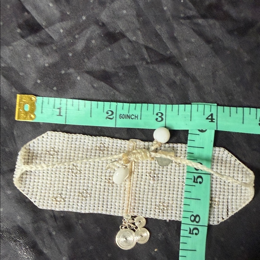 Elegant Malleable Tiny Beaded Bracelet with Dainty 925 Sterling Silver Accents. - Picture 9 of 10